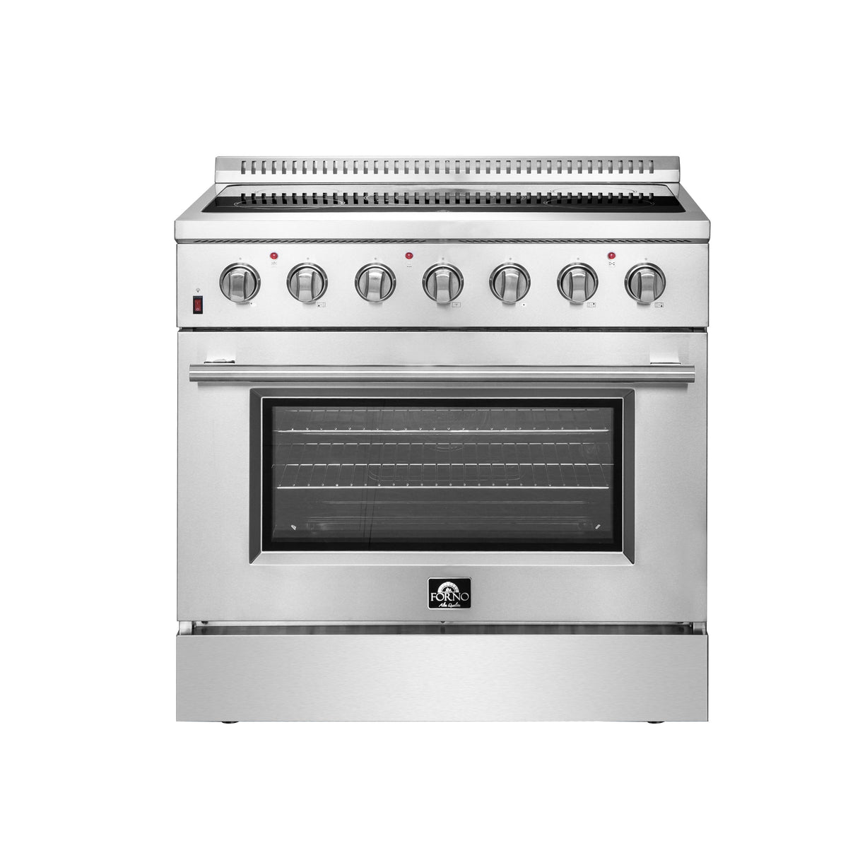 Forno Galiano 36-inch electric range, stainless steel