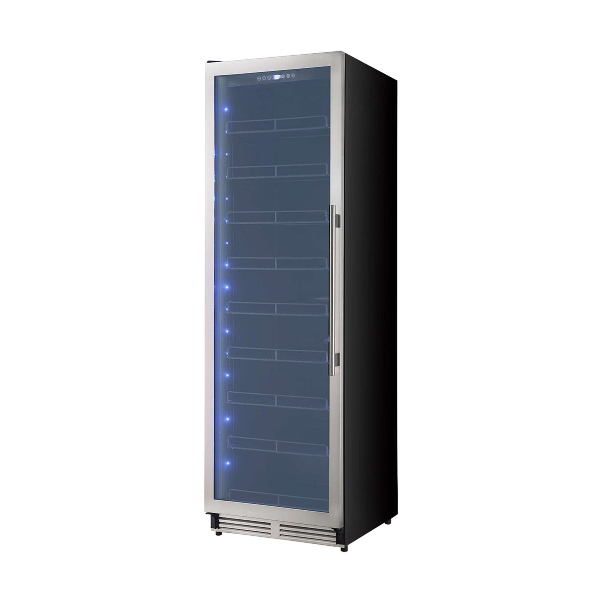 Forno Cesinali 24-Inch Built-In Beverage Cooler, 15.8 cu.ft, Stainless Steel, Dual Temperature Zones, LED Interior Lighting, Adjustable Shelves - FBCBI6703-24S