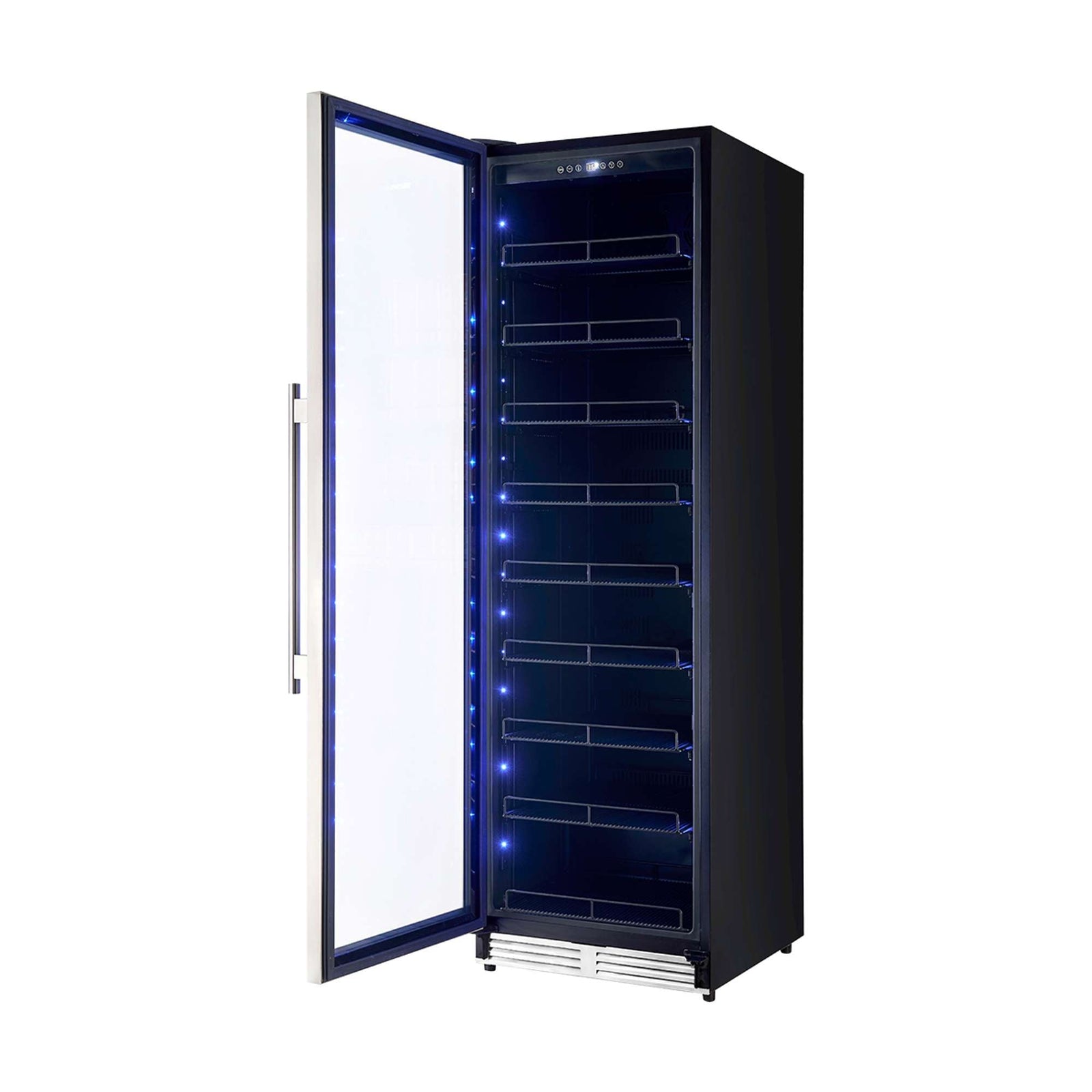 Forno Cesinali 24-Inch Built-In Beverage Cooler, 15.8 cu.ft, Stainless Steel, Dual Temperature Zones, LED Interior Lighting, Adjustable Shelves - FBCBI6703-24S