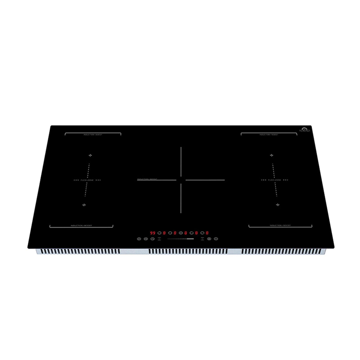 Forno Ornonzo 36-Inch Induction Cooktop, 5 Zones, 2 Flex-Zones, 10,200W Total Power, Touch Control, 9 Power Levels - FCTIN0569-36