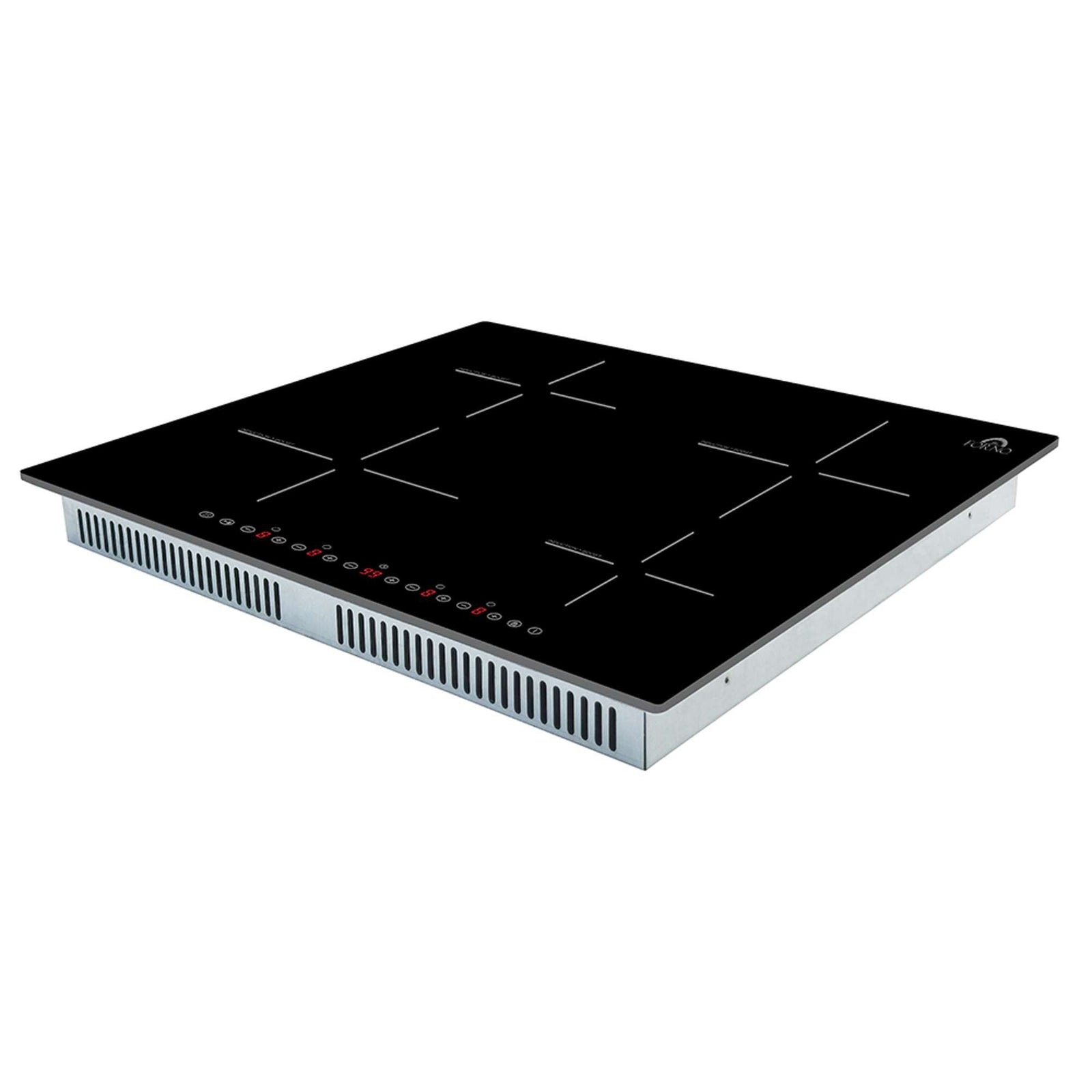 Forno Parco 24-Inch Induction Cooktop, 4 Zones, 7,200W Total Power, Touch Control, 9 Power Levels, Booster Function - FCTIN0583-24