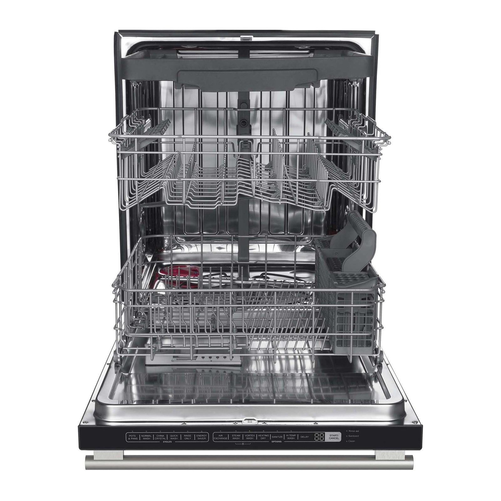 Forno Pozzo 24-Inch Built-In Tall Tub Top Control Dishwasher, White, 49 dBA, ENERGY STAR Certified - FDWBI8067-24WHT