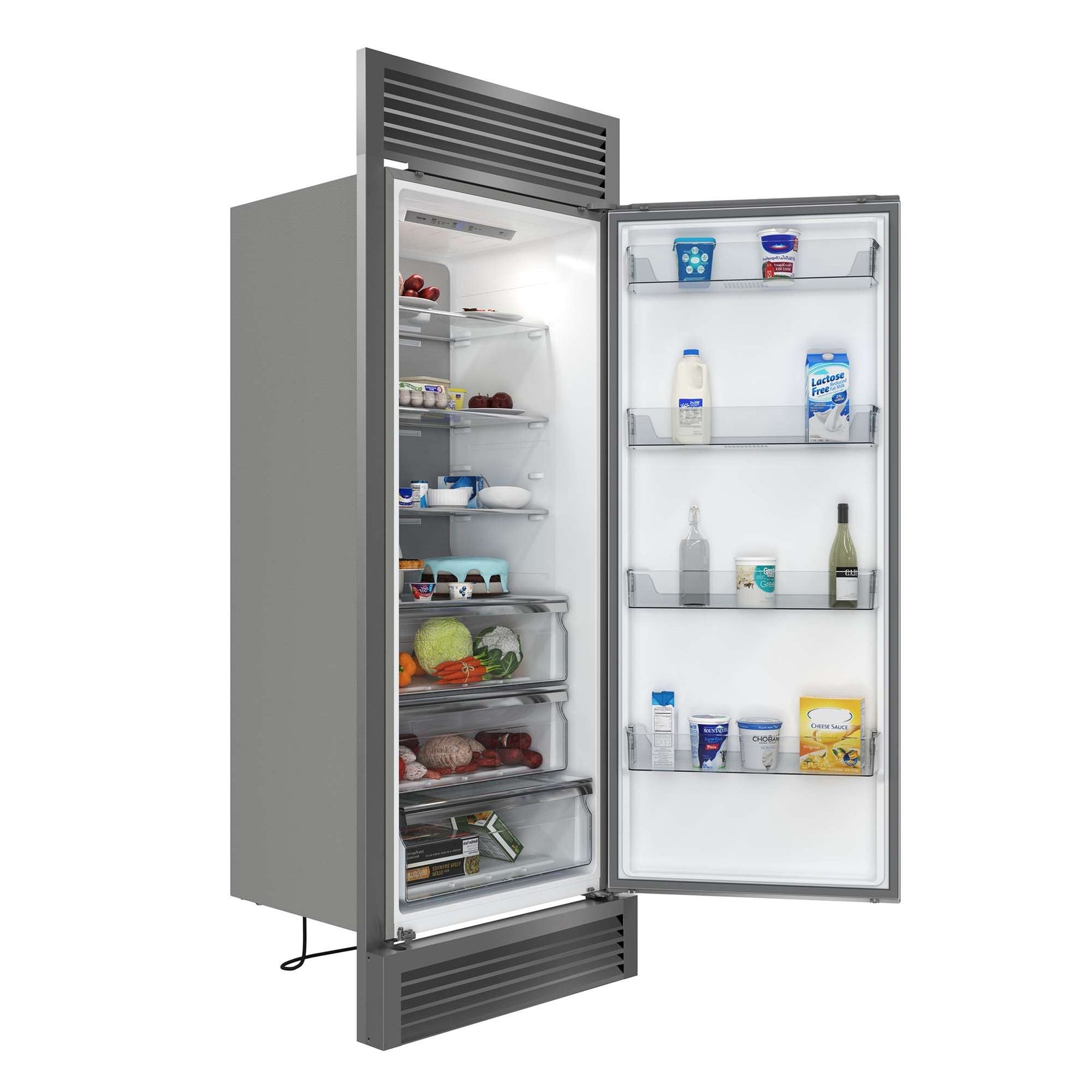 Forno Maderno 28-Inch Built-In Convertible Refrigerator, 13.6 cu.ft, Right Swing, Decorative Grill, ENERGY STAR Certified - FFFFD1722-32RSG