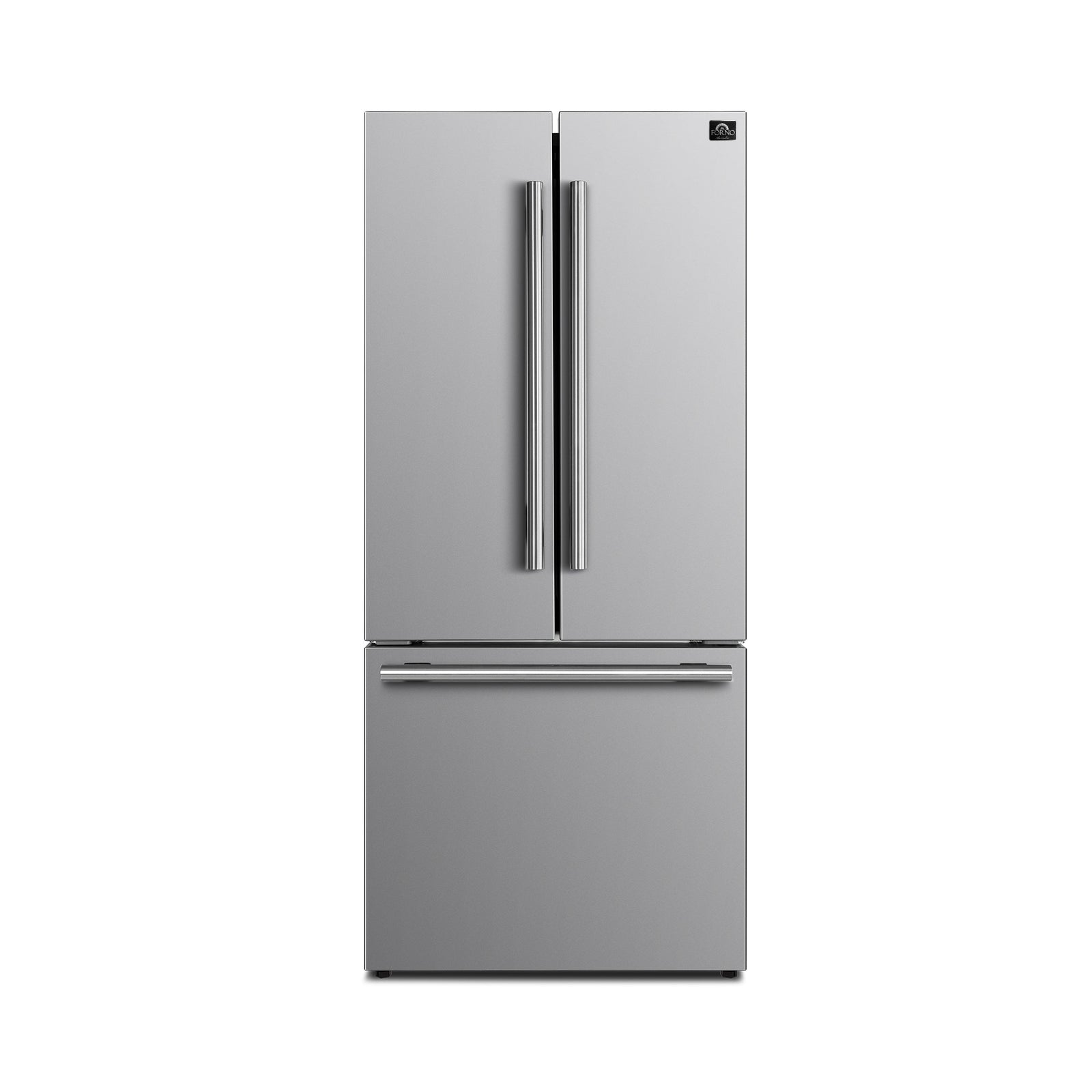 Forno Gallipoli 30 Inch French Door Refrigerator front view