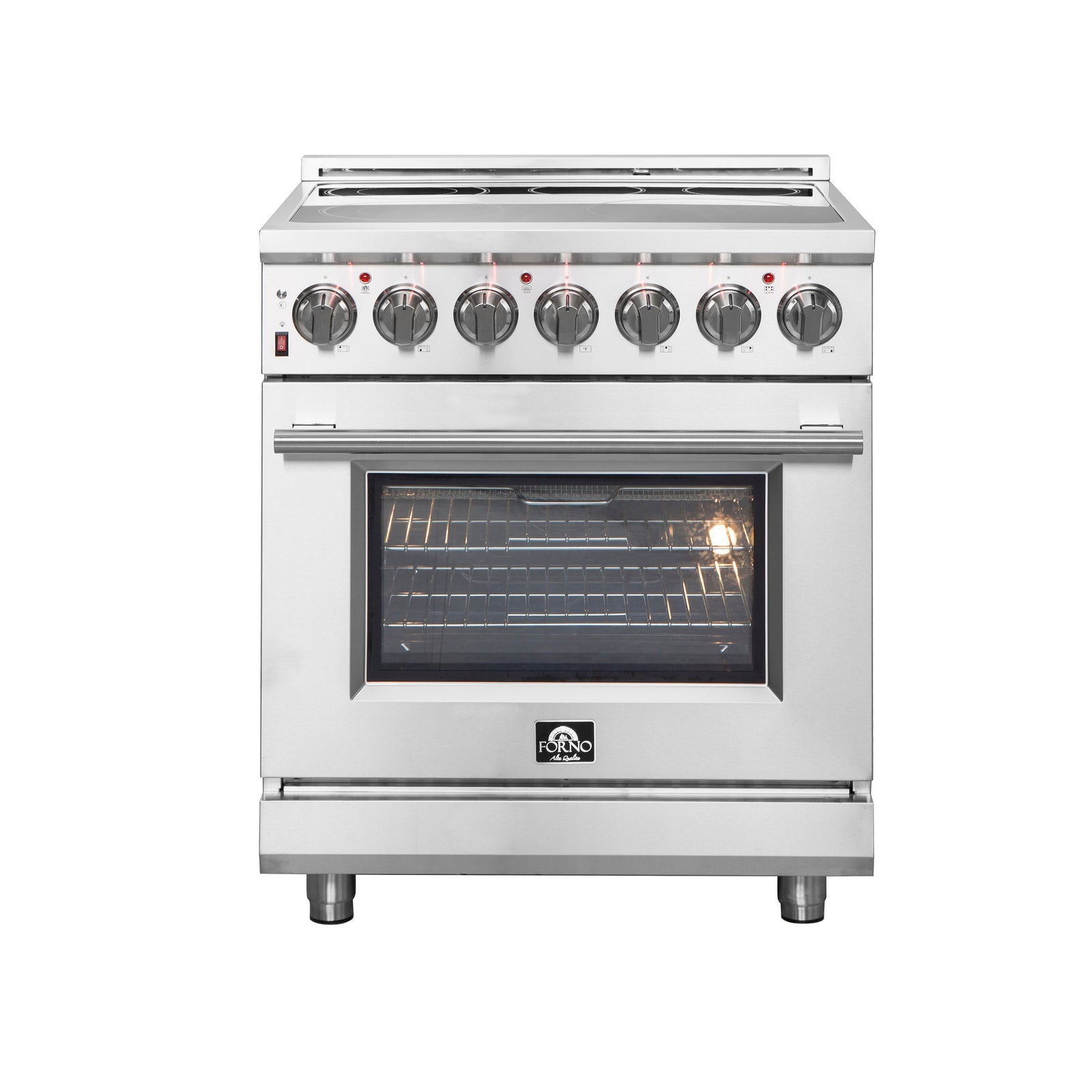 Forno Massimo 30-Inch Freestanding Electric Range, True Convection Oven - FFSEL6020-30