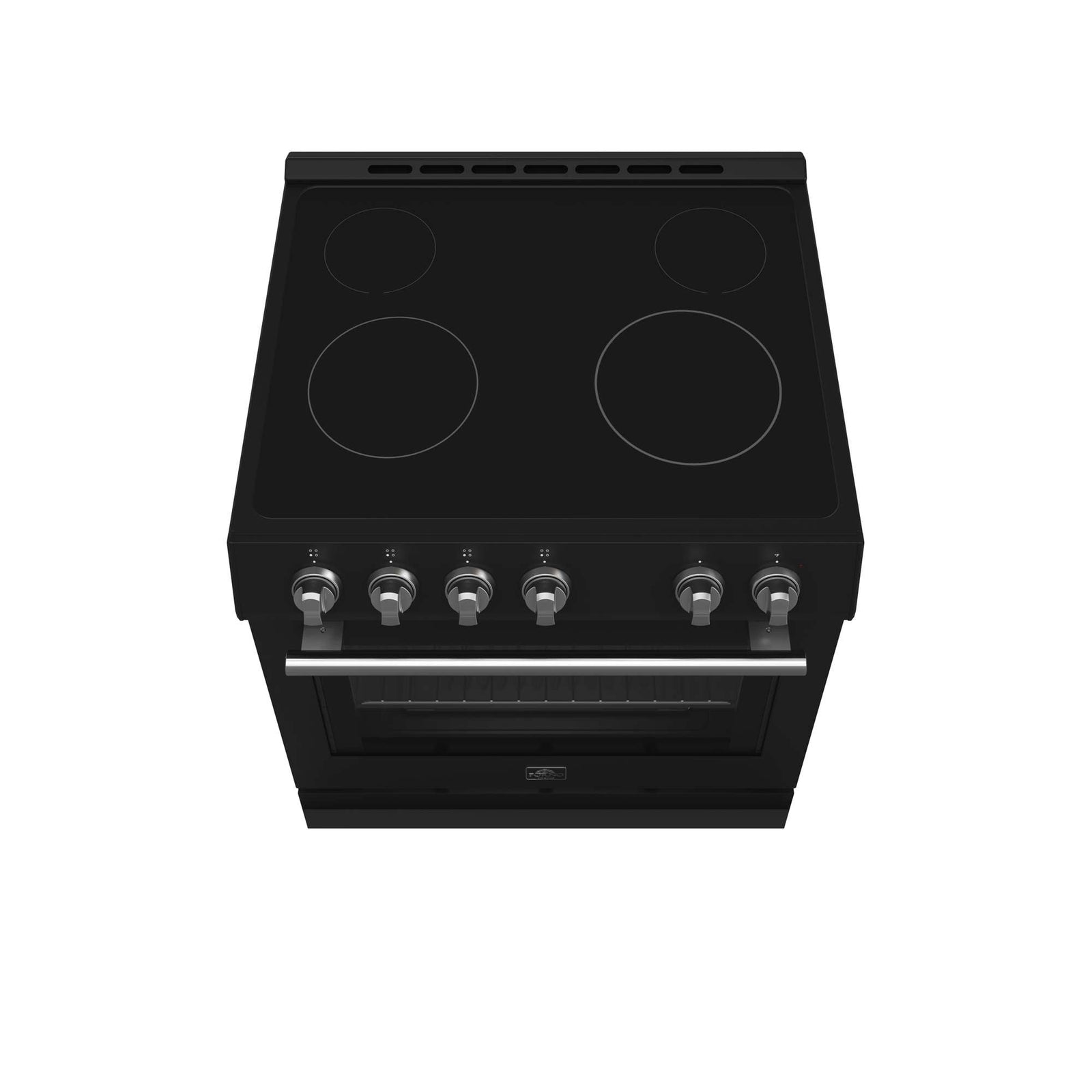 Forno Leonardo Espresso 30-Inch Black Electric Range, True Convection, Energy Efficient - FFSEL6022-30BLK