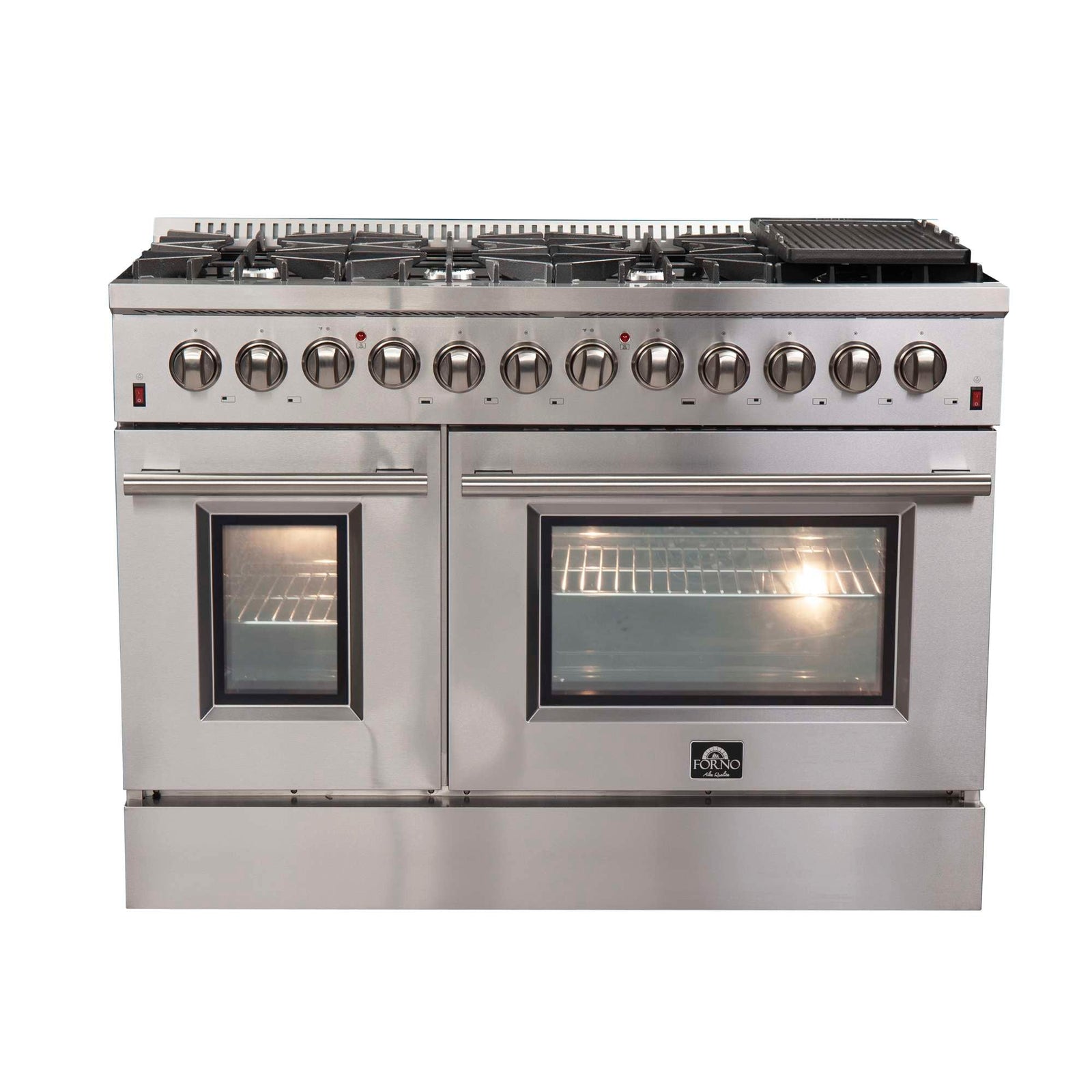 Forno Galiano 48 Inch Dual Fuel Range front view