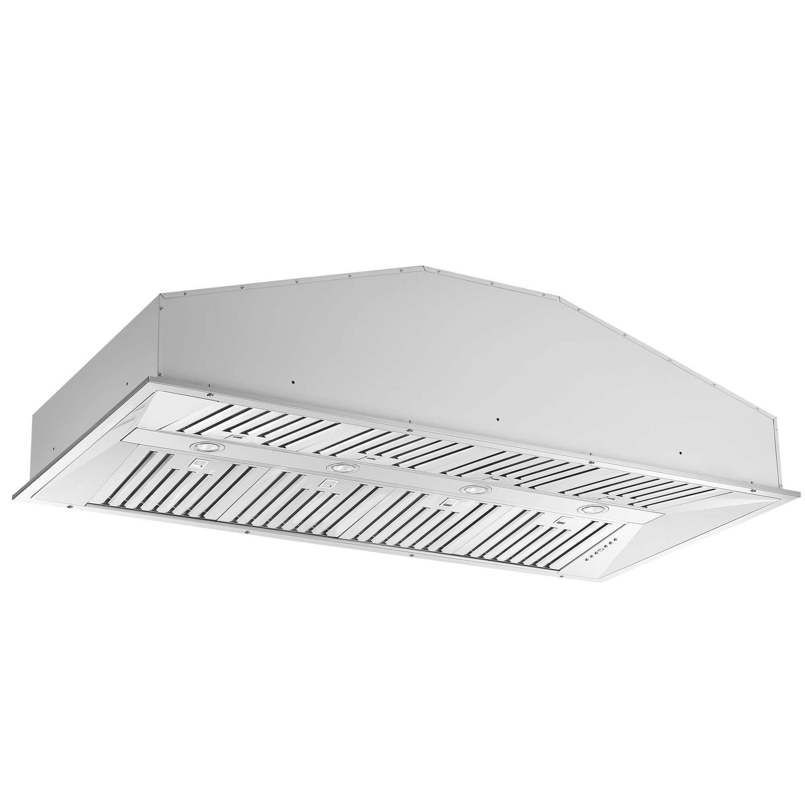 Forno Altilia 60-Inch Insert Range Hood, Stainless Steel, LED Lighting, Baffle Filters - FRHRE5337-60