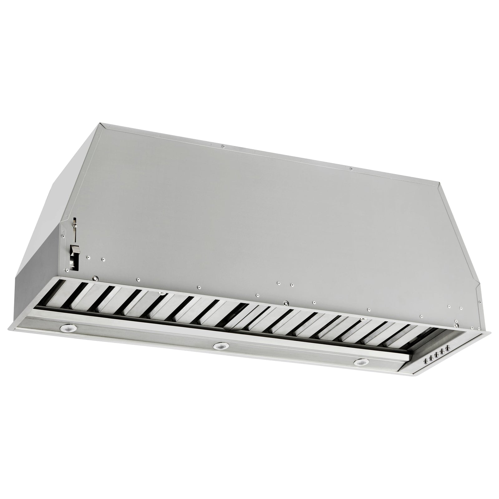 Forno Frassanito 36-Inch Recessed Range Hood, 450 CFM, Stainless Steel Baffle Filters, LED Lighting - FRHRE5346-36