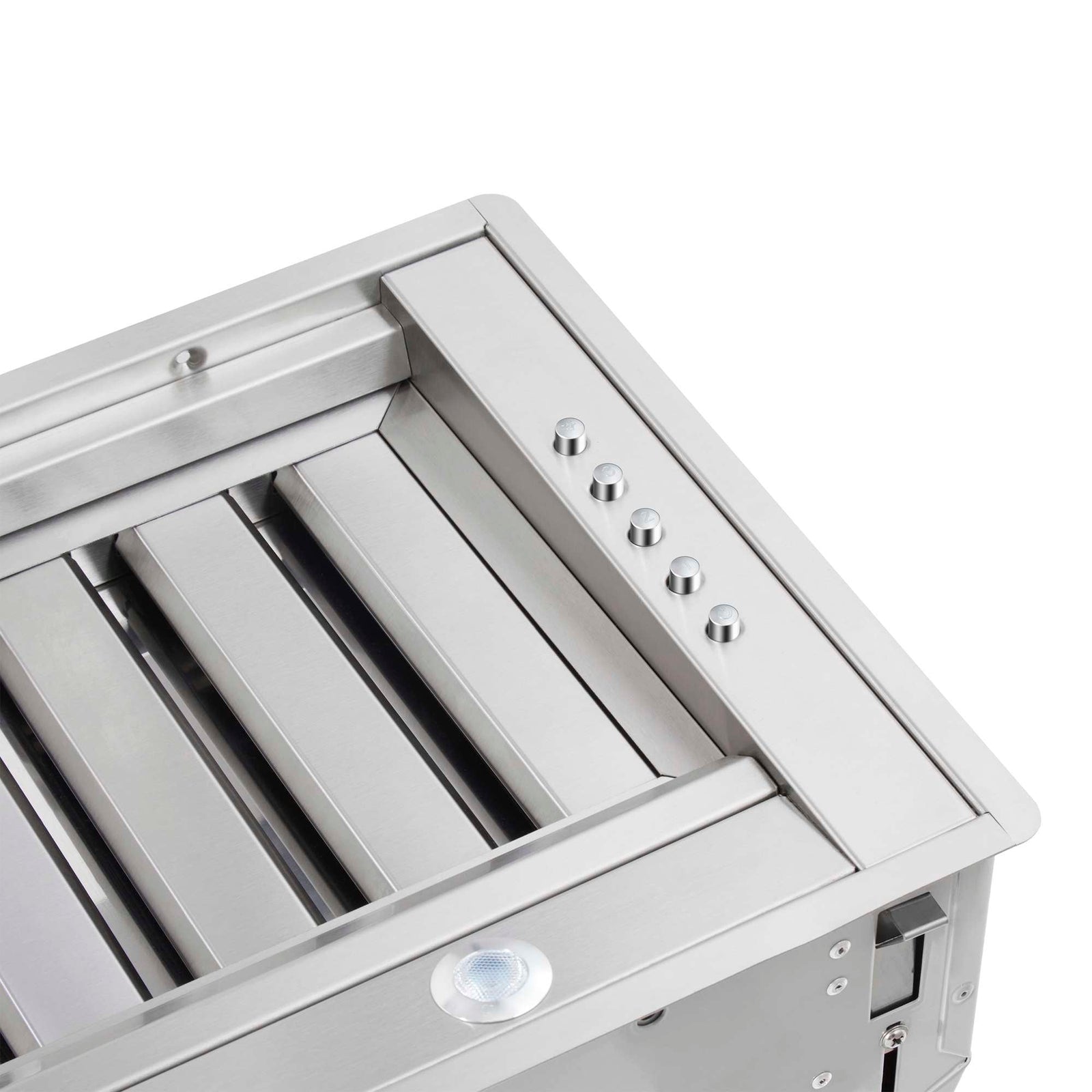 Forno Frassanito 60-Inch Recessed Range Hood, Stainless Steel Baffle Filters, LED Lighting - FRHRE5346-60