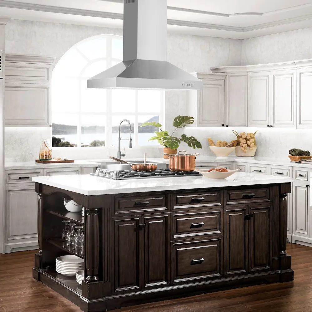 ZLINE 36-inch range hood in stainless steel KL3I-36, view 2