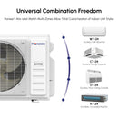 Pioneer® Multi (3) Circuit Quantum Ultra Series 24 SEER2 Triple Zone Outdoor Section Inverter++ Energy-Star Air Conditioner Heat Pump 230V