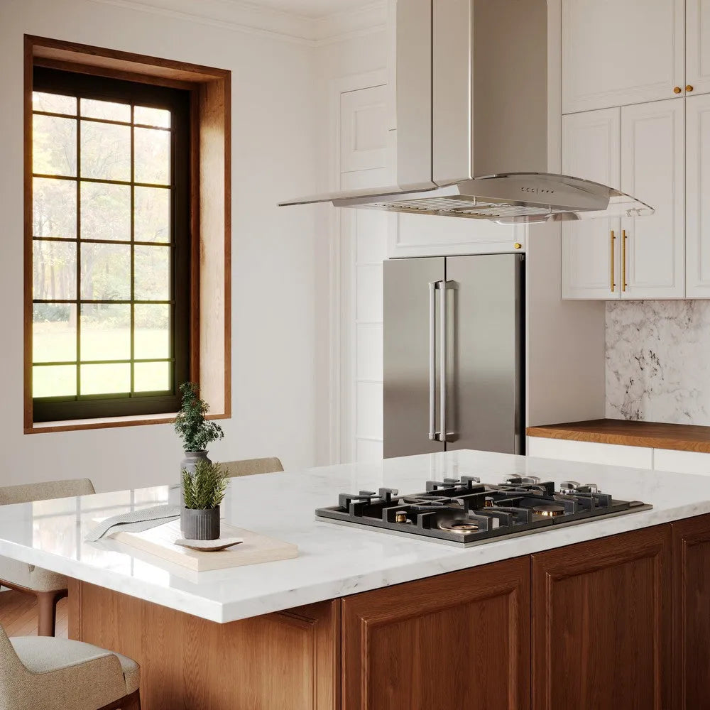 ZLINE Convertible Vent 36-inch range hood in stainless steel GL5I-36, view 2