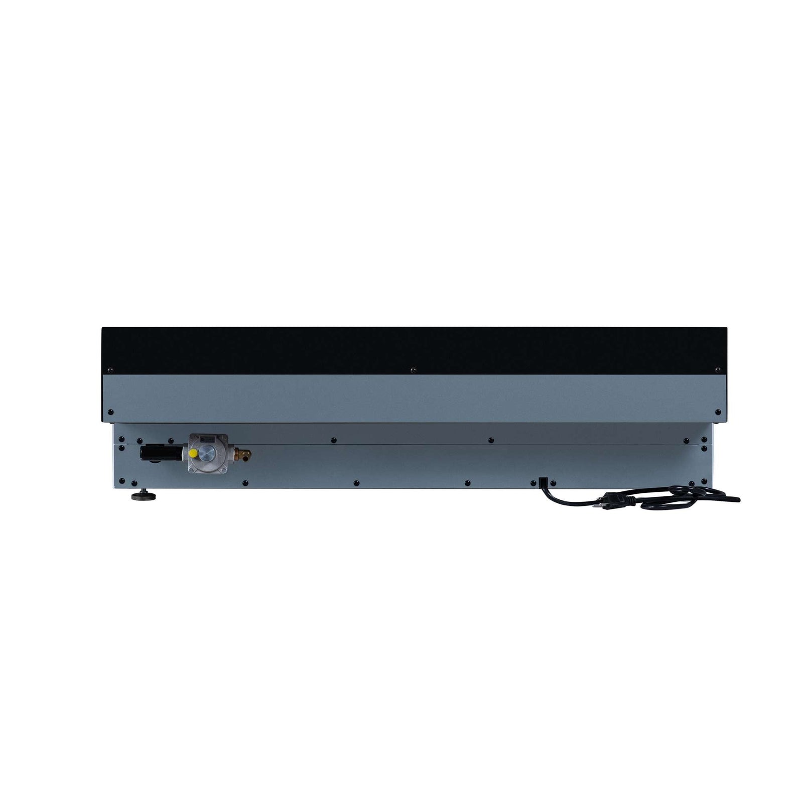 Forno Ambassador 36" Gas Cooktop in Black, 6 Sealed burners, 71,000 BUT Output, 1 Antique Brass Dual-Ring Burner, Continuous Cast Iron Grates - FCTGS5799-36CPBLK