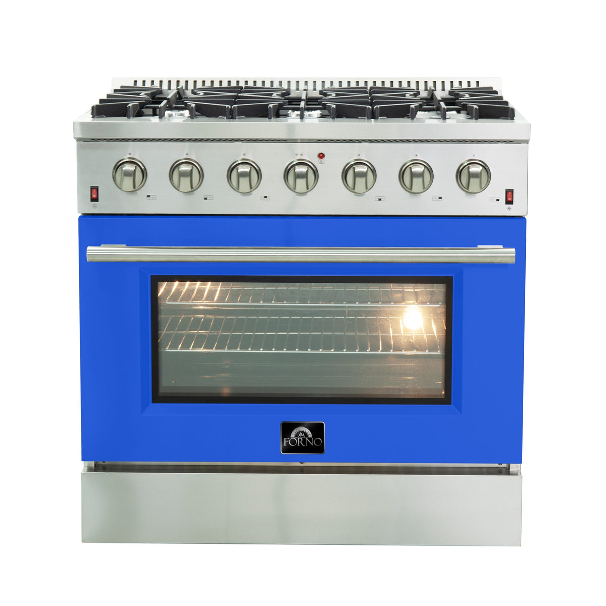 Forno Galiano 36-inch gas range, stainless steel