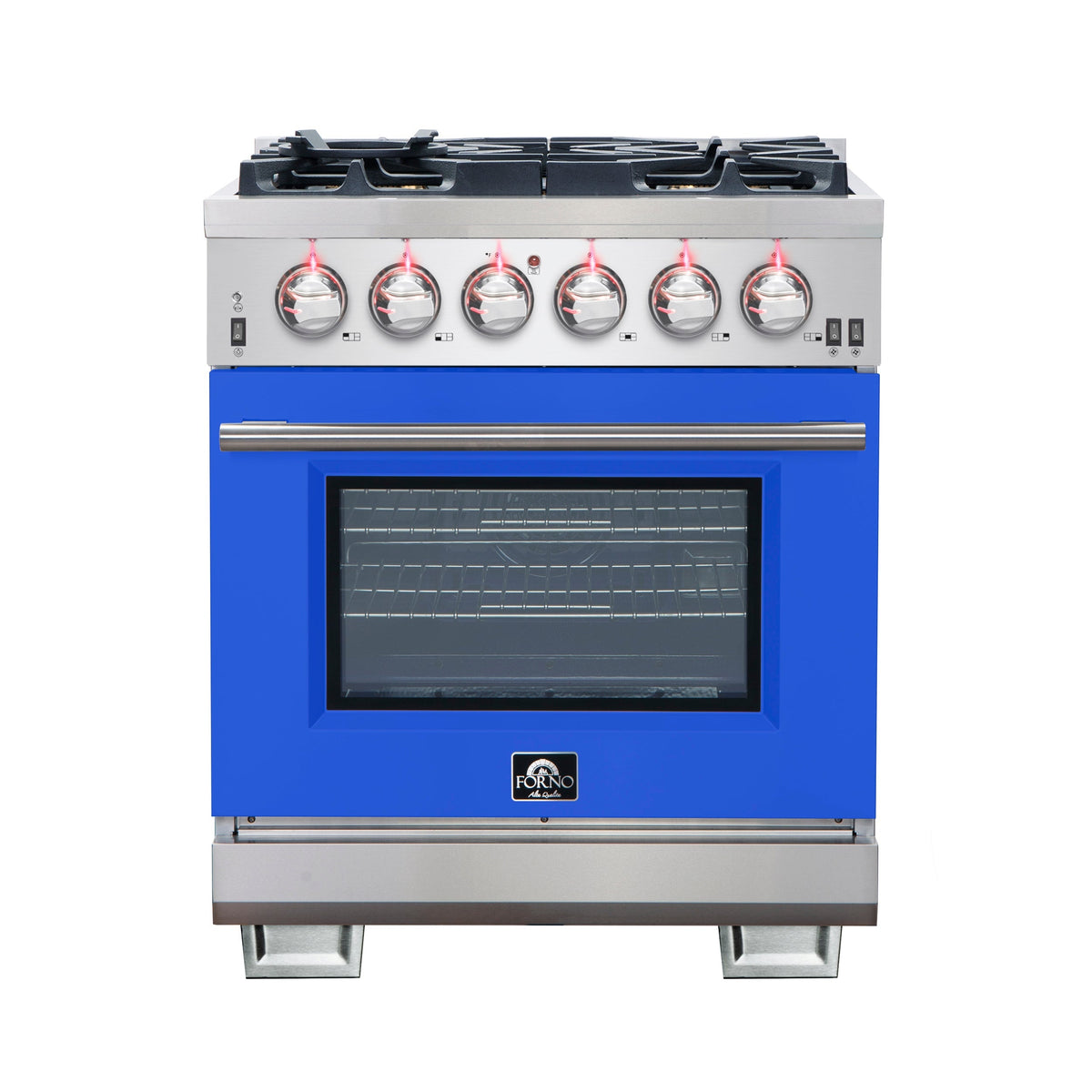 Forno Capriasca 30-inch gas range, stainless steel