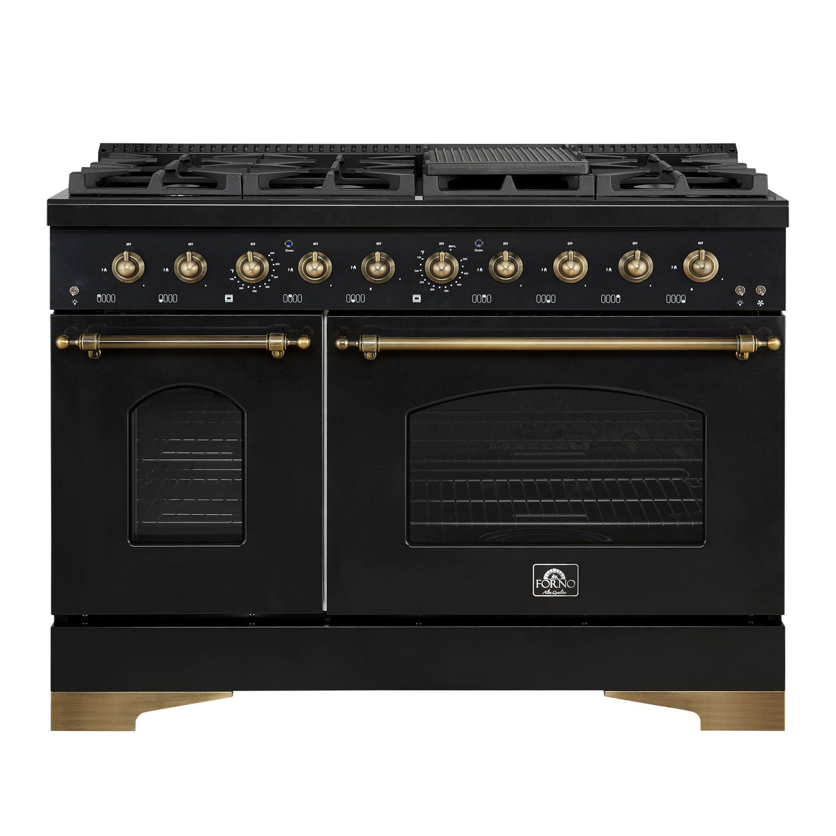 Forno Antico 48-inch gas range, black