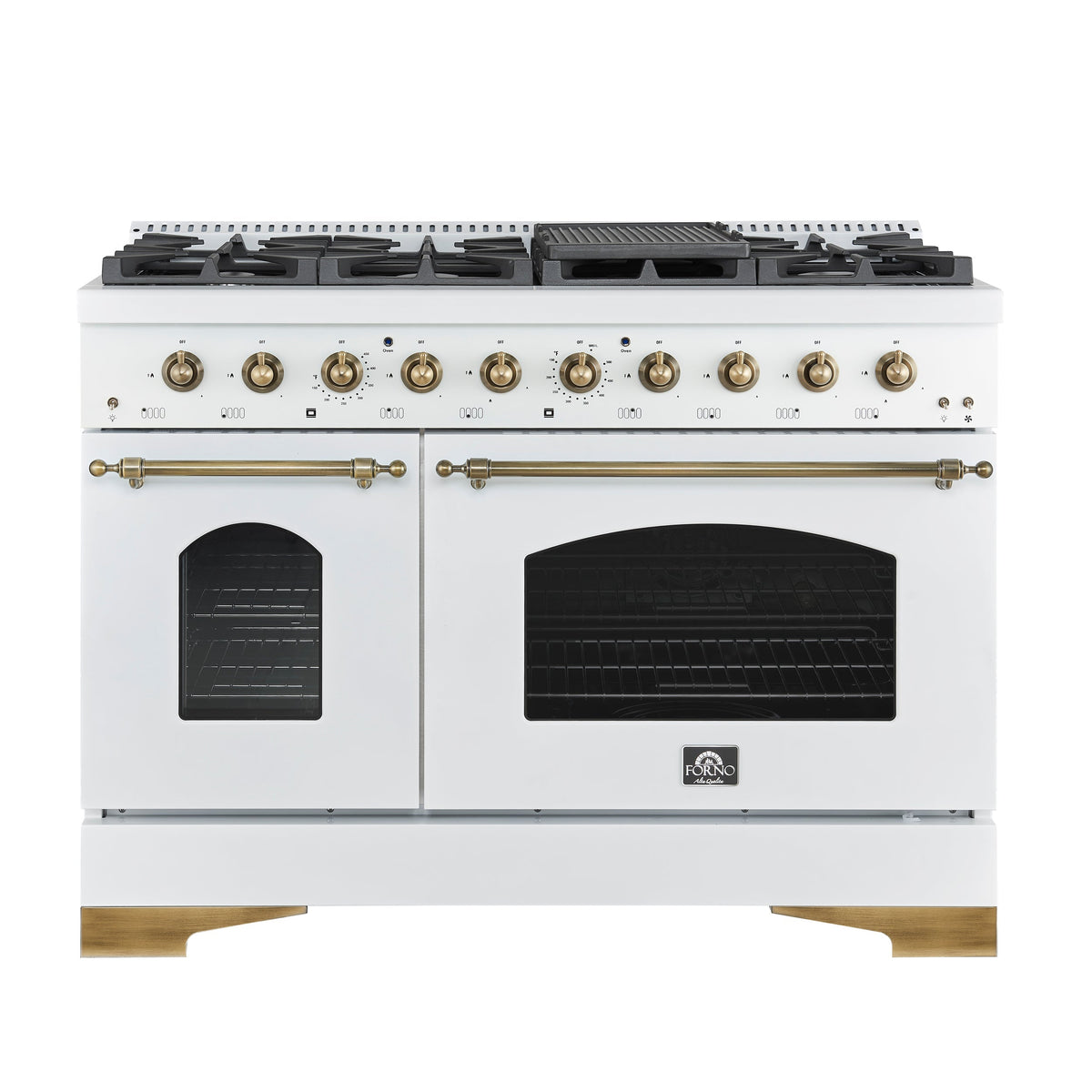 Forno Antico 48-inch gas range, white