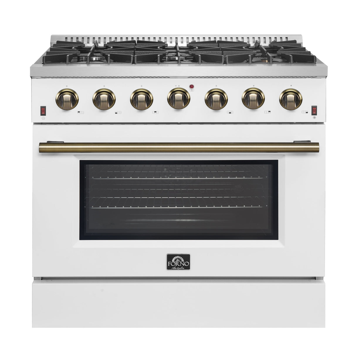 Forno Galiano 36-inch gas range, white