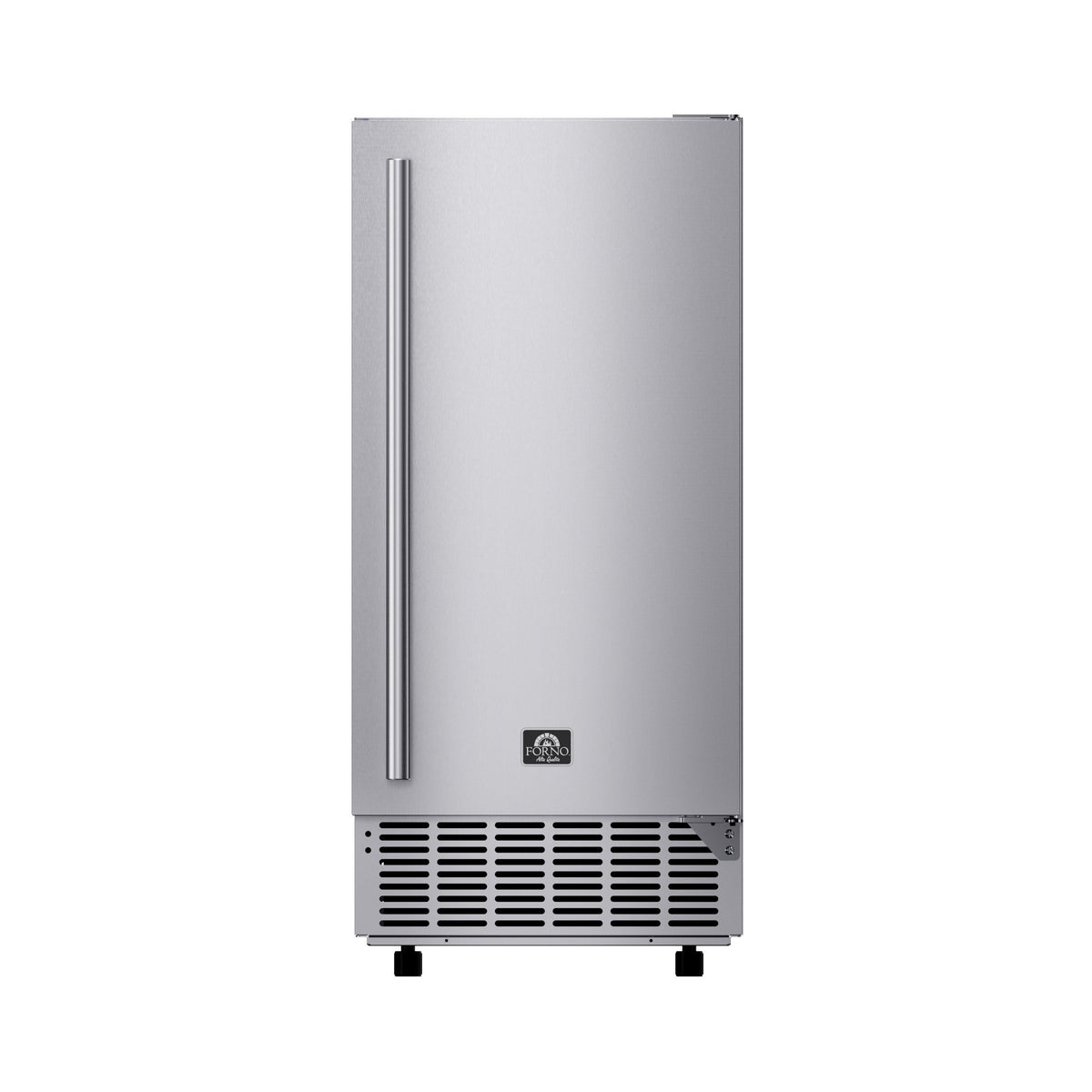 Forno Cristallo 15-inch cubed ice maker in stainless steel FIMBI7313-15S