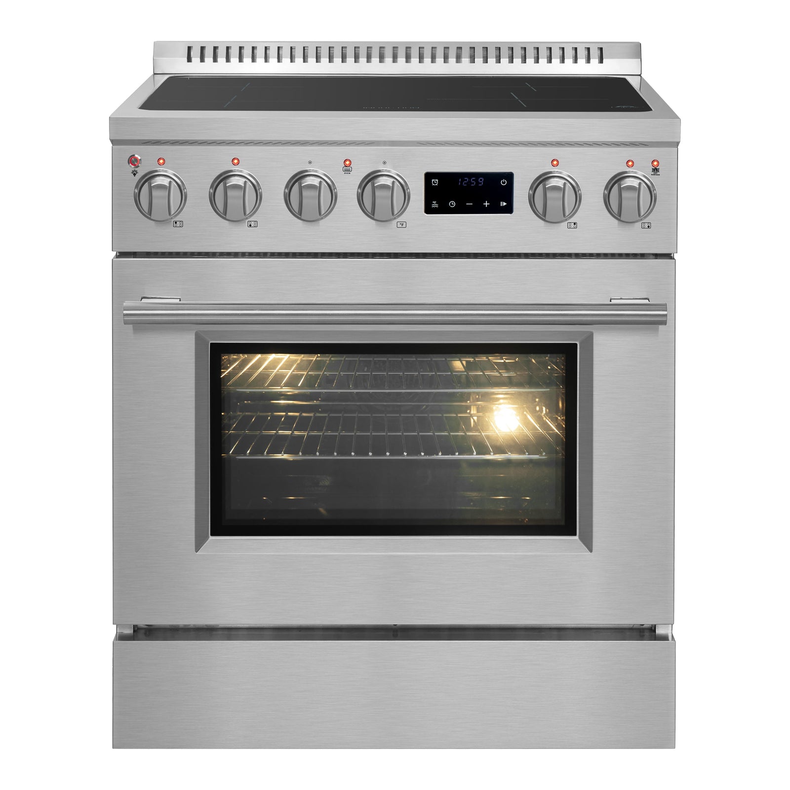 Forno Torino 30 Inch Induction Range front view