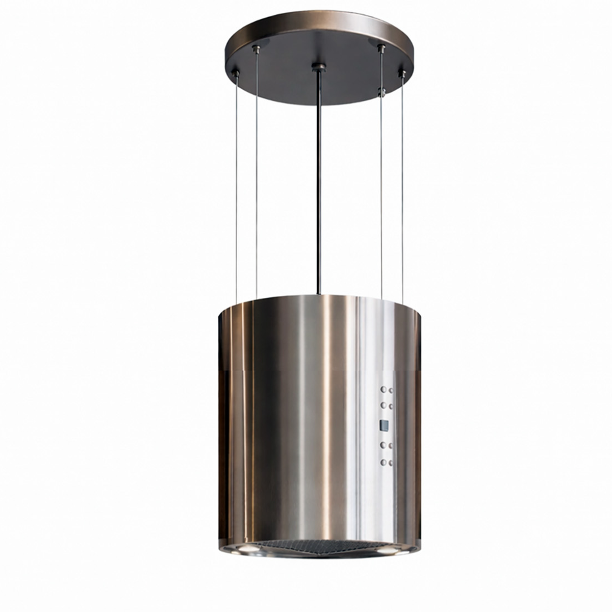 Victory 600 CFM Ductless Island Range Hood in Stainless Steel