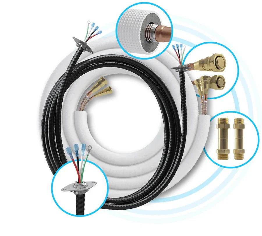 MRCOOL DIY Multi Zone 5th Gen 55K BTU Three Zone Ductless Mini Split with Ceiling Cassettes 9K + 12K + 12K Lineset