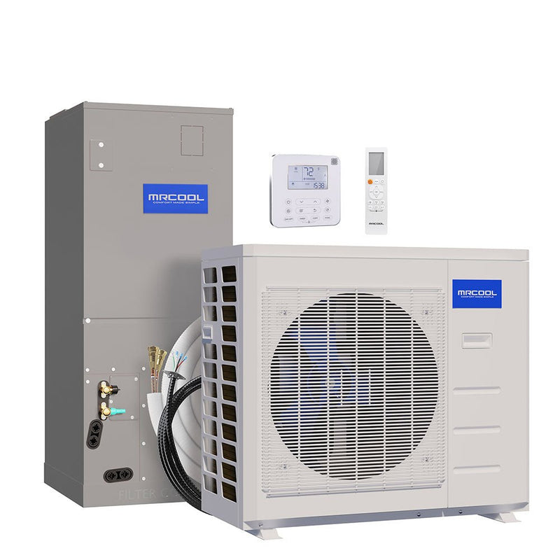 MRCOOL 2 Ton 24,000 BTU 19.2 SEER Central Ducted Heat Pump Split System - Multiposition