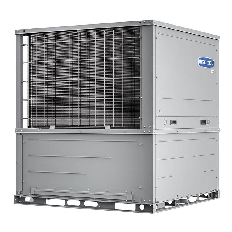 Back of MRCOOL 5 Ton (60,000 BTU) 17 SEER2 Heat Pump Package Unit