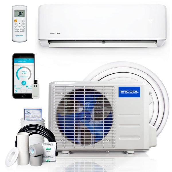 MRCOOL Advantage 4G 18,000 BTU 19 SEER Ductless Mini Split Air Conditioner and Heat Pump - 230V - Chill Mini Split