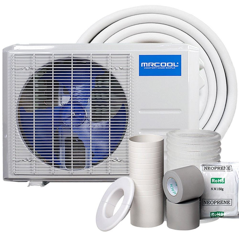 MRCOOL Advantage 4G 9,000 BTU 20.5 SEER2 Ductless Heat Pump Condenser with 16 ft Install Kit - 115V