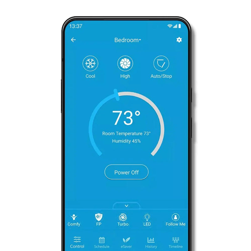 MRCOOL Mobile App for MRCOOL DIY 4th Gen 4-Zone 48,000 BTU 21 SEER (9K + 9K + 12K + 18K) Ductless Mini Split AC and Heat Pump with Ceiling Cassettes 