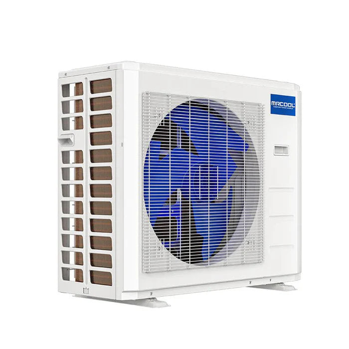MRCOOL DIY Multi Zone 5th Gen 27K BTU Three Zone Ductless Mini Split with Ceiling Cassettes 6K + 9K + 18K Condenser Front