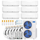 MRCOOL DIY 5th Gen Multi-Zone 6-Zone 48,000 BTU 22 SEER2 (6K + 6K + 9K + 9K + 9K + 9K) Ductless Mini-Split Air Conditioner and Heat Pump