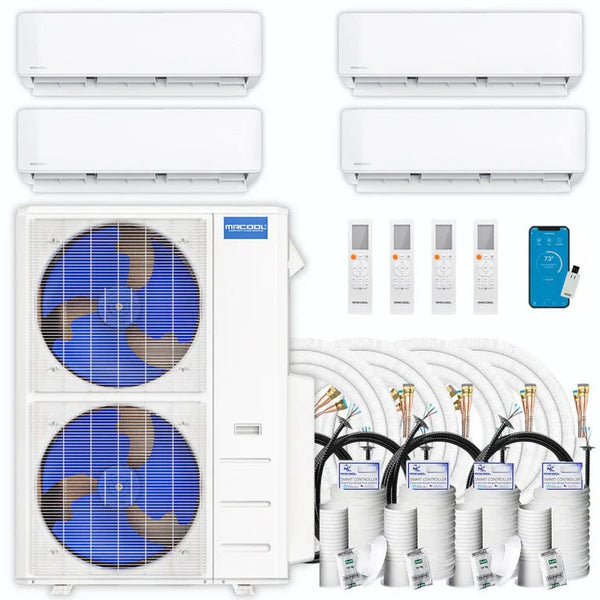 MRCOOL DIY 5th Gen Multi-Zone 4-Zone 55,000 BTU 22 SEER2 (12K + 18K + 18K + 18K) Ductless Mini-Split Air Conditioner and Heat Pump