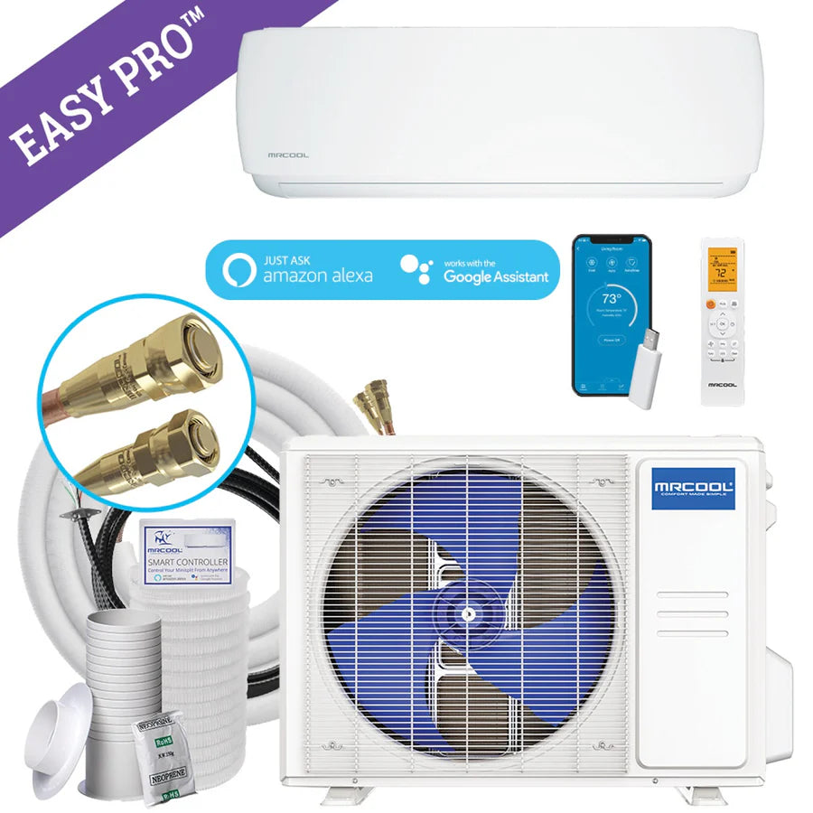 MRCOOL DIY 5th Gen Easy Pro 18K 18,000 BTU 20 SEER2 Ductless Mini Split Air Conditioner - 230V