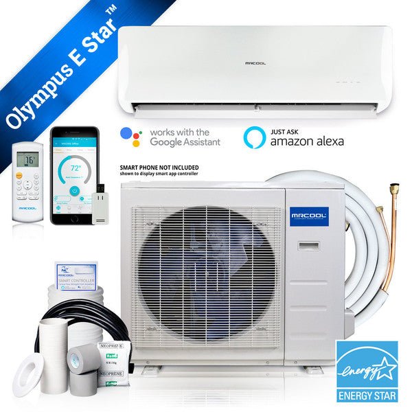 MRCOOL Olympus 12K 12,000 BTU 24.6 SEER2 Ductless Mini Split Air Conditioner and Heat Pump - 230V