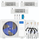 MRCOOL DIY 5th Gen Multi-Zone 3-Zone 36,000 BTU 23 SEER2 (12K + 12K + 12K) Ductless Mini-Split Air Conditioner and Heat Pump with Ceiling Cassettes