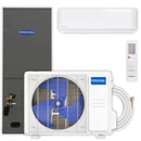 MRCOOL DIY Hybrid Central Split System - 2-Zone 36K BTU Condenser with  24K Ducted Air Handler and 12K Wall Mounted Air Handler