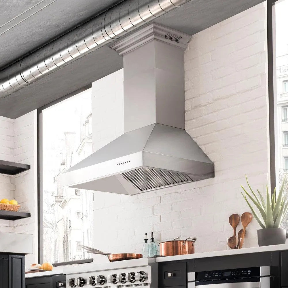 ZLINE CrownSound 30-inch range hood in stainless steel 697CRN-BT-30, view 2