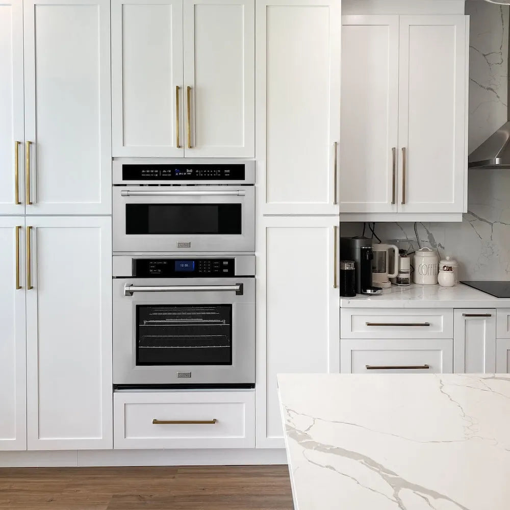 ZLINE 30-inch microwave in satin stainless steel MWO-30-SS, front view