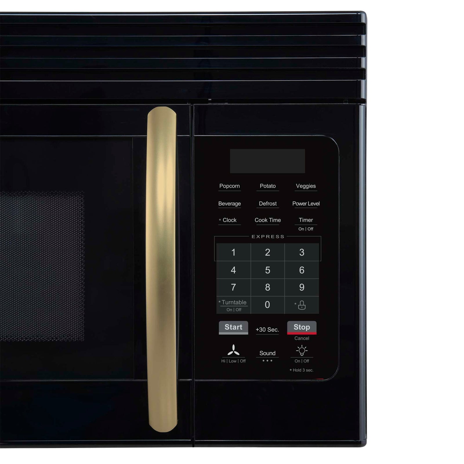 Forno Scalo 30-Inch Over the Range Microwave, Black – 1.6 cu.ft, 300 CFM Vent, Touch Control, LED Light - FOTR3007-30BLK