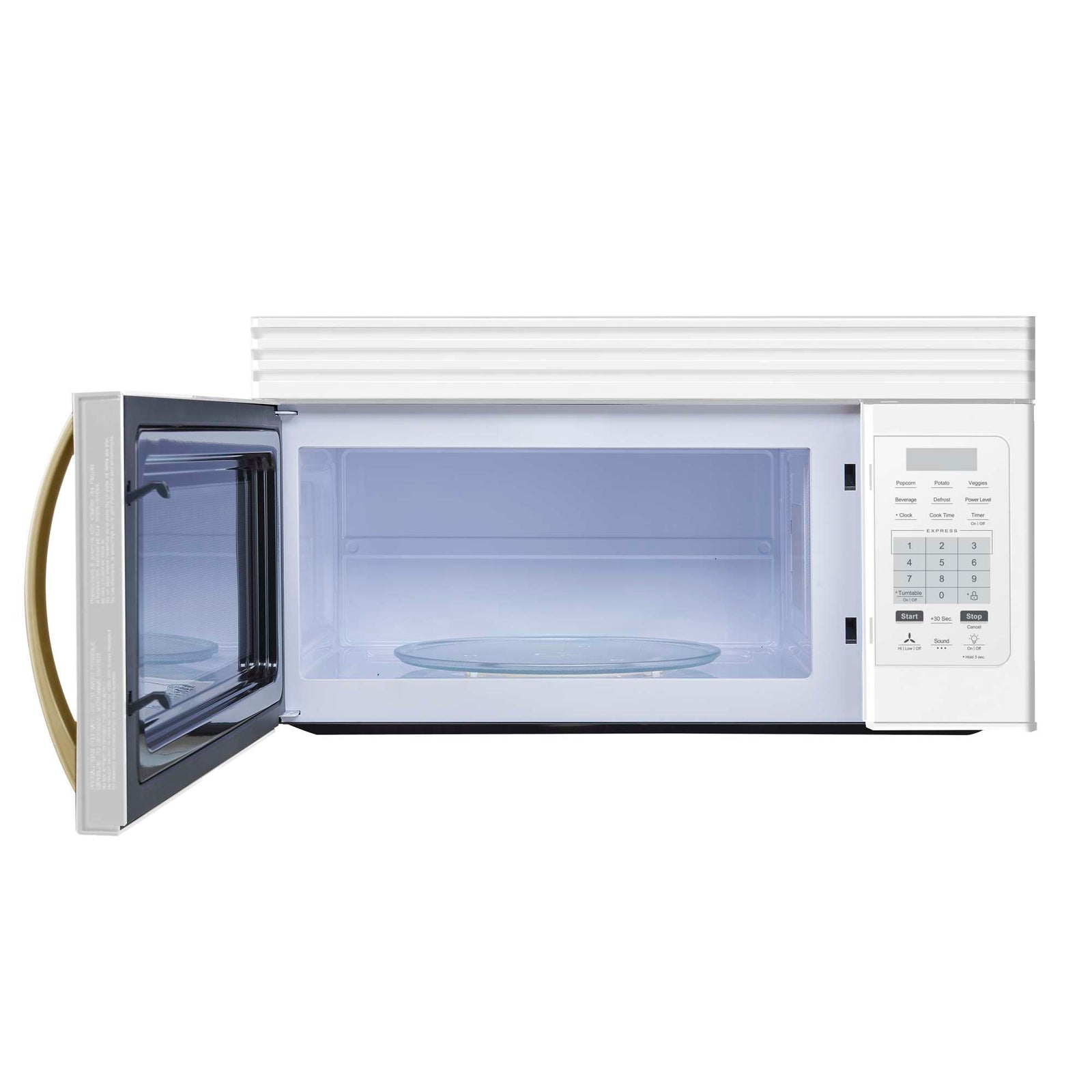 Forno Scalo 30-Inch Over the Range Microwave, White – 1.6 cu.ft, 300 CFM Vent, Touch Control, LED Light - FOTR3007-30WHT
