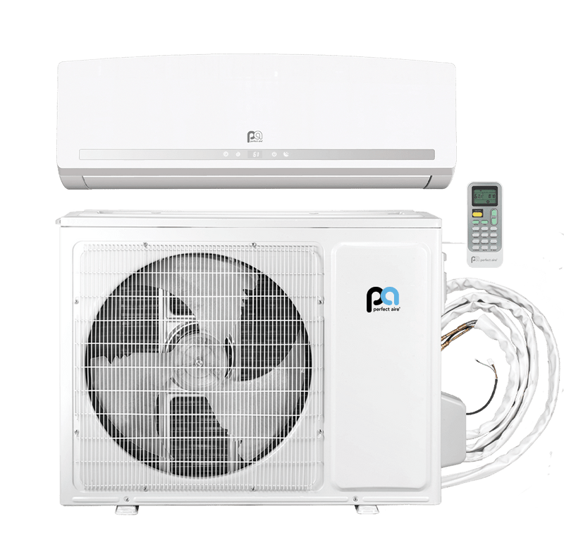 Perfect Aire DIY 18,000 BTU 23.3 SEER Quick Connect Ductless Mini-Split Heat Pump w/ WiFi - 230V