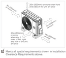 Senville AURA 18,000 BTU Multi-Zone Mini Split Condenser 230V, SENA-18HF-MOA