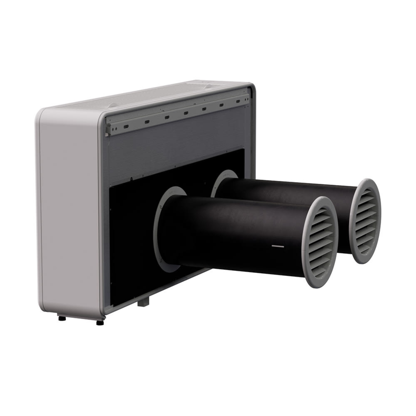 Pioneer 12,000 BTU Console Inverter Heat Pump, Through-the-Wall Monoblock Unit with No Outdoor Condenser, 230V