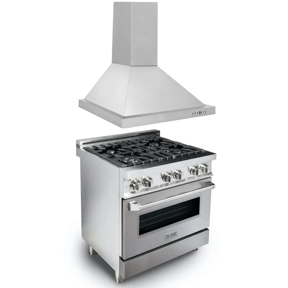 ZLINE 30-inch kitchen package 2KP-RASNRH30