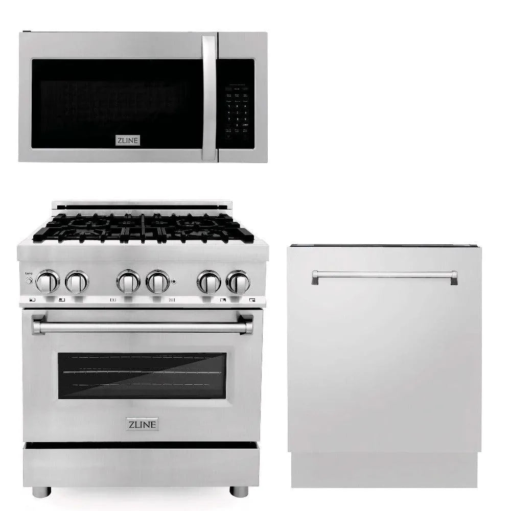 ZLINE 30-inch kitchen package 3KP-RAOTR30-DWV