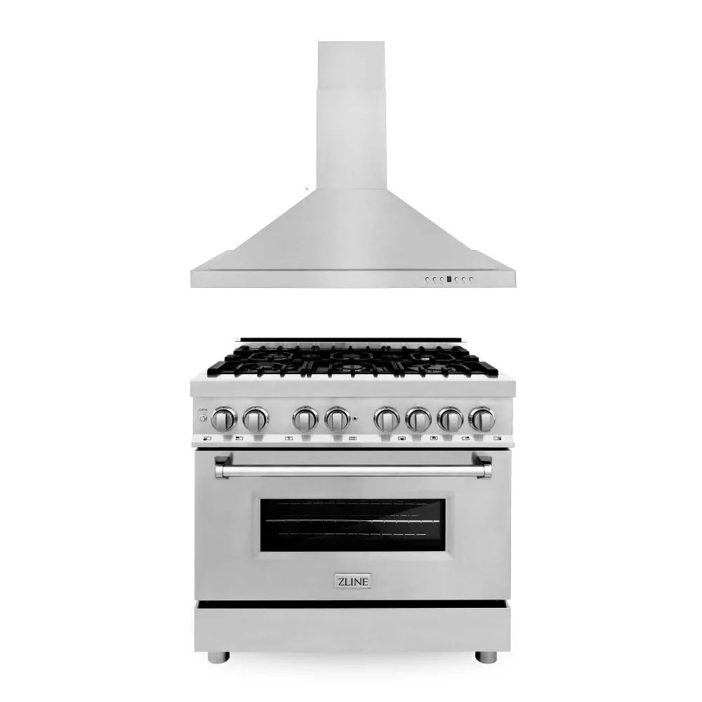 ZLINE 36-inch kitchen package 2KP-RARH36