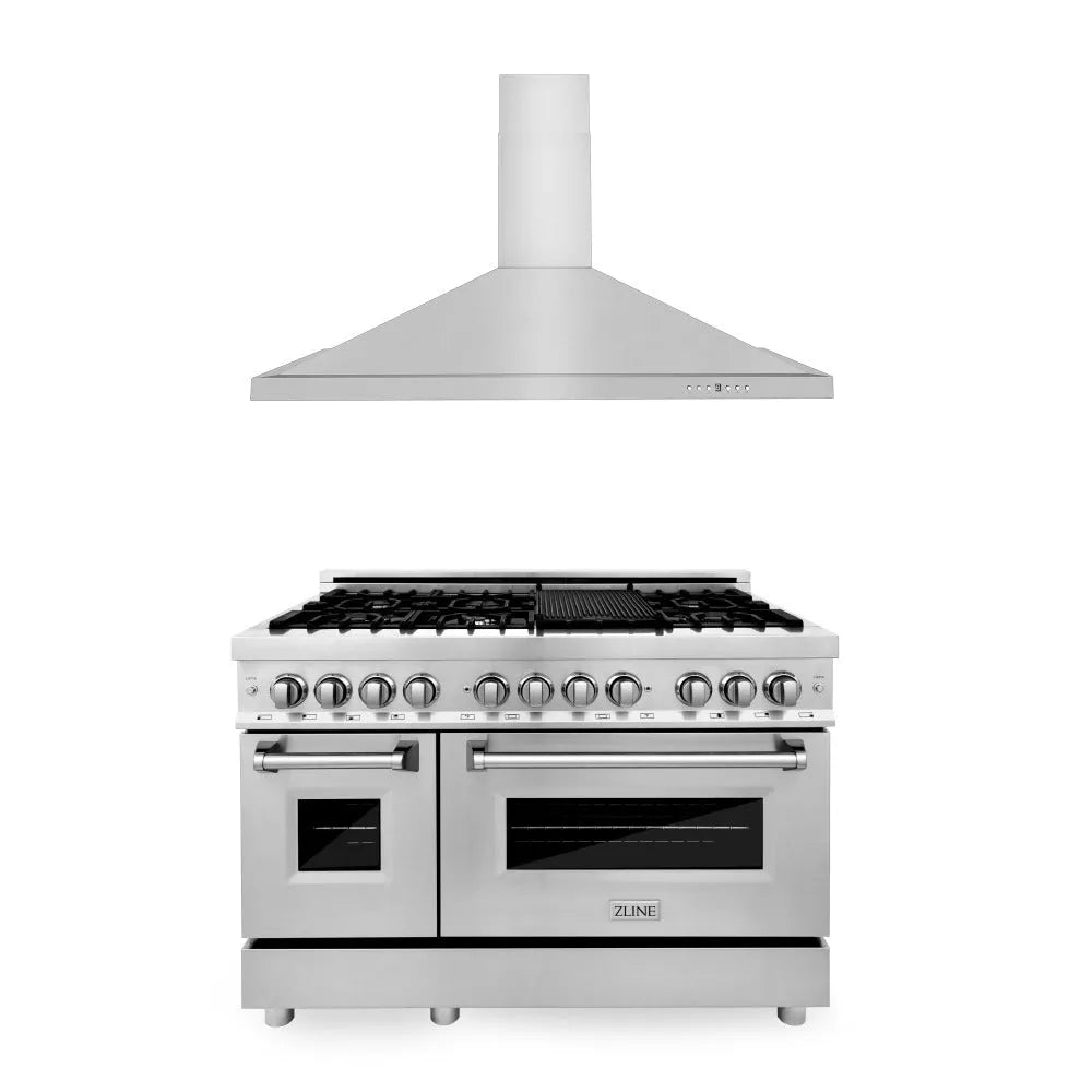 ZLINE 48-inch kitchen package 2KP-RARH48
